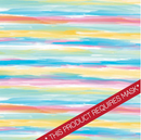 Printed Pattern Heat Transfer Vinyl - Watercolor Stripes