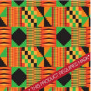 Printed Pattern Heat Transfer Vinyl - African Kente Cloth