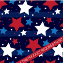 Printed Pattern Heat Transfer Vinyl - Patriotic Stars