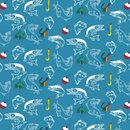 Pattern Permanent Vinyl-  Fishing - Permanent Vinyl / Printed Permanent Vinyl