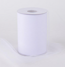 6" x 100 yard Tulle - White