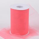 6" x 100 yard Tulle - Coral