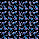 Printed Pattern Heat Transfer Vinyl - Galaxy Kitties