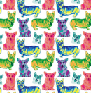 Printed Pattern Heat Transfer Vinyl - Corgi Pop Art