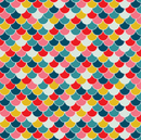 Rainbow Fish Scales 12" Pattern Heat Transfer Vinyl / Siser Easy Patterns / Printed HTV