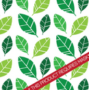 Fresh Leaves 12" Pattern Heat Transfer Vinyl / Siser Easy Patterns / Printed HTV