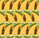 Taco 12" Pattern Heat Transfer Vinyl / Siser Easy Patterns / Printed HTV