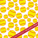 Printed Pattern Heat Transfer Vinyl - Softball