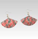 Fan-Shaped Shell Earrings Sublimation