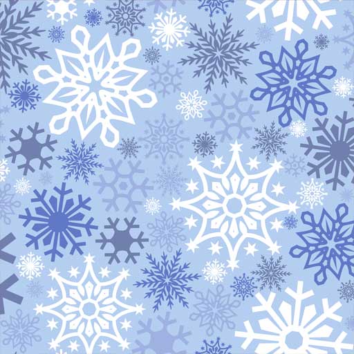 Printed Pattern Heat Transfer Vinyl - Snowflakes