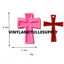 Cross Pendant Silicone Resin Molds