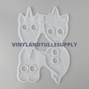 Unicorns Self Defense Keychain Silicone Molds 11" x 7.5"