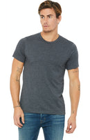 Heather Dark Gray Bella + Canva Unisex Heather CVC T-Shirt