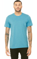 Heather Aqua Bella + Canva Unisex Heather CVC T-Shirt