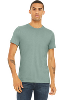 Heather Dusty Prism Blue Bella + Canva Unisex Heather CVC T-Shirt