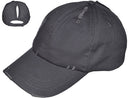DARK GRAY - PONYTAIL VINTAGE DAD HATS - LADIES LOW PROFILE UNSTRUCTURED WASHED