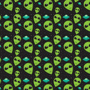 Printed Pattern Heat Transfer Vinyl - Aliens in Space