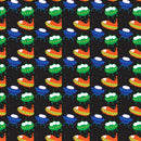 Space Ships 12" Pattern Heat Transfer Vinyl / Siser Easy Patterns / Printed HTV