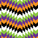 Halloween Zig Zags 12" Pattern Heat Transfer Vinyl / Siser Easy Patterns / Printed HTV / Custom Patterns