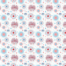 RWB Fireworks 12" Pattern Heat Transfer Vinyl / Siser Easy Patterns / Printed HTV