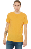 Heather Yellow Gold Bella + Canva Unisex CVC T-Shirt