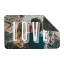 SUBLIMATION WHITE/GREY ALPINE LAP BLANKET