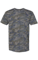Light Camo Storm Print Adult T-shirt