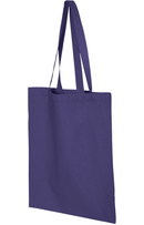 Canvas Tote Bag - Purple