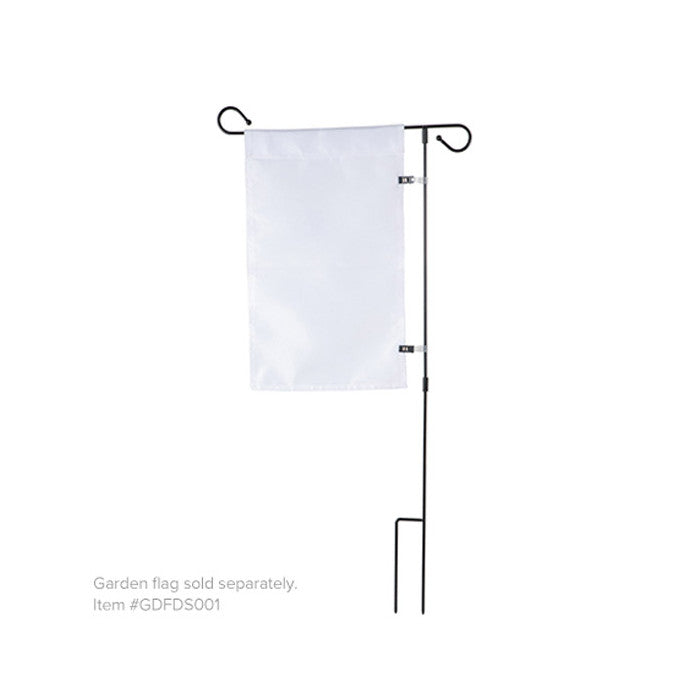 IRON GARDEN FLAG POLE 35" TALL