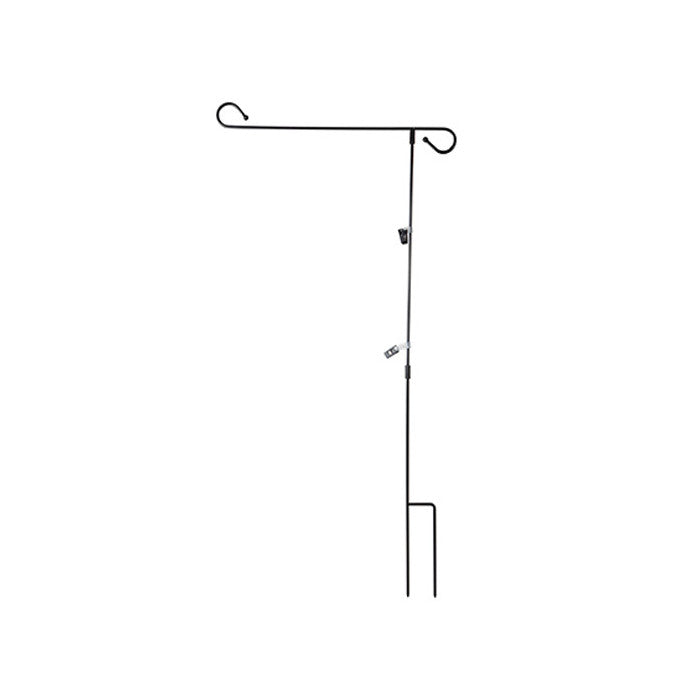 IRON GARDEN FLAG POLE 35" TALL