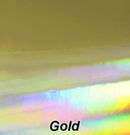 Holographic Gold Permanent Vinyl | Permanent Adhesive Vinyl