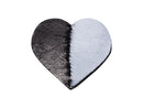 Sublimation Heart Flop Sequin Adhesive Patch | Sublimation Blanks