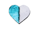 Sublimation Heart Flop Sequin Adhesive Patch | Sublimation Blanks