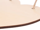 SUBLIMATION HEART PLYWOOD DOOR HANGER