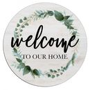 WHITE 1-SIDED HARDBOARD 12" ROUND SUBLIMATION