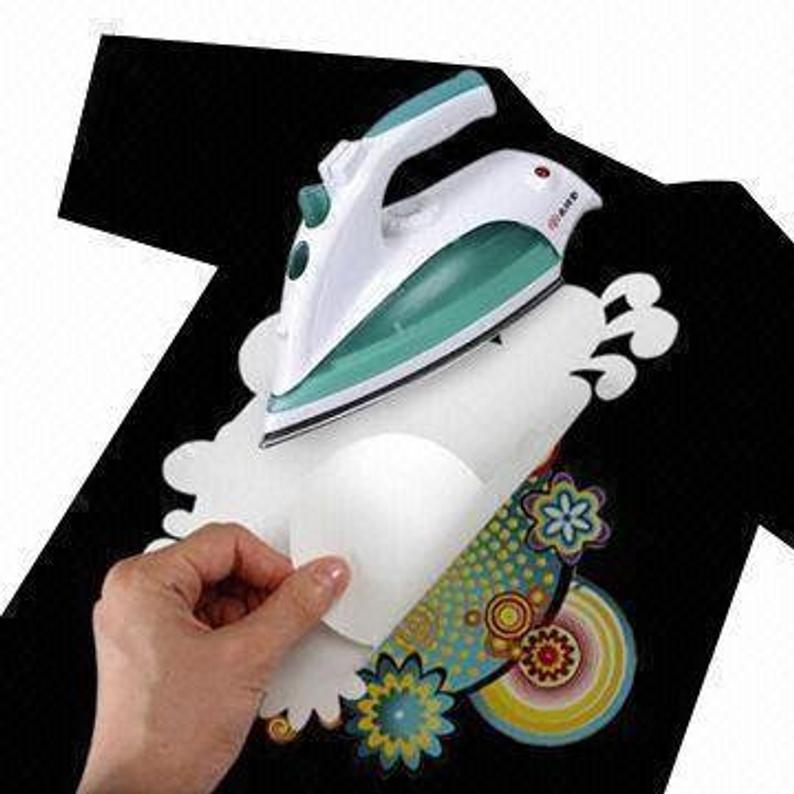Customized clothing patterns V-HONG brand Dark color Sublimation A4 SIZE  Iron on Inkjet T-shirt Heat transfer paper