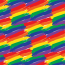 Permanent Vinyl- Rainbow Brush Strokes - Permanent Vinyl / Printed Permanent Vinyl