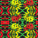 Permanent Vinyl- Rasta Tie Dye - Permanent Vinyl / Printed Permanent Vinyl