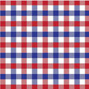 Permanent Vinyl- Buffalo Plaid RWB- Permanent Vinyl / Printed Permanent Vinyl