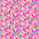 Permanent Vinyl- Pink Sprinkles - Permanent Vinyl / Printed Permanent Vinyl