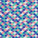 Pattern Permanent Vinyl- Mermaid Scales- Permanent Vinyl / Printed Permanent Vinyl