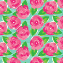 Pattern Permanent Vinyl- Water Roses - Permanent Vinyl / Printed Permanent Vinyl