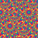Pattern Permanent Vinyl- Rainbow Burst - Permanent Vinyl / Printed Permanent Vinyl