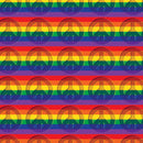 Permanent Vinyl -Rainbow Peace Symbol- Permanent Vinyl / Printed Permanent Vinyl