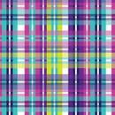 Permanent Vinyl -Summer Plaid-Permanent Vinyl / Printed Permanent Vinyl