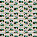 Pattern Permanent Vinyl- Tractors Green - Permanent Vinyl / Printed Permanent Vinyl