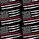 Permanent Vinyl- FireFighter Flag - Permanent Vinyl / Printed Permanent Vinyl