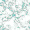 Permanent Vinyl -Teal Marble - Permanent Vinyl / Printed Permanent Vinyl