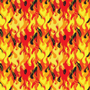 Pattern Permanent Vinyl- Flames on Black- Permanent Vinyl / Printed Permanent Vinyl