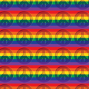 Permanent Vinyl -Rainbow Peace Symbol- Permanent Vinyl / Printed Permanent Vinyl